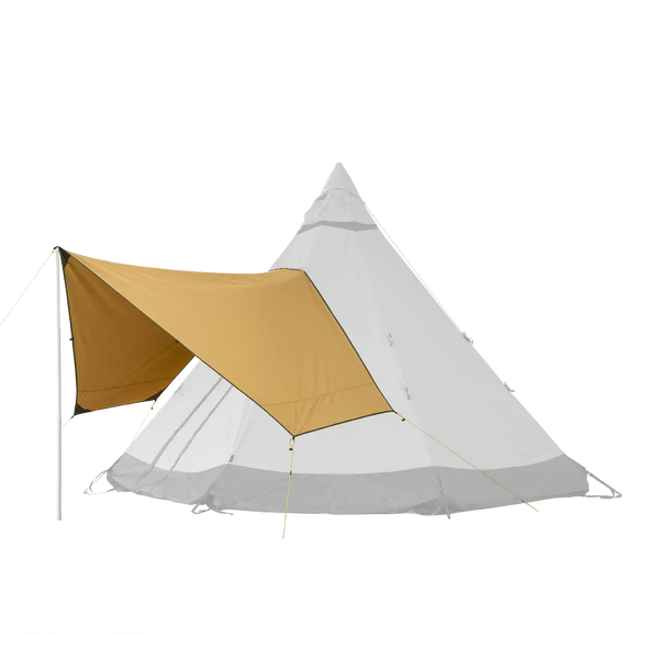 Tentipi canopy tarp for tipi tents cotton polyester