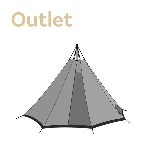 Illustration inner tent for Tentipi Nordic tipi tents