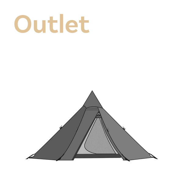 Illustration Olivin light Combo Tentipi Nordic tipi lightweight tent size 2 person