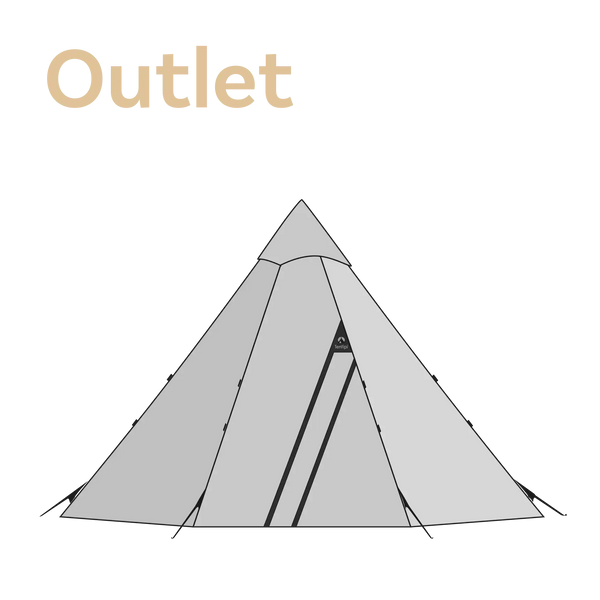 Illustration Onyx 7 cp Tentipi Nordic tipi canvas tent size 7 person