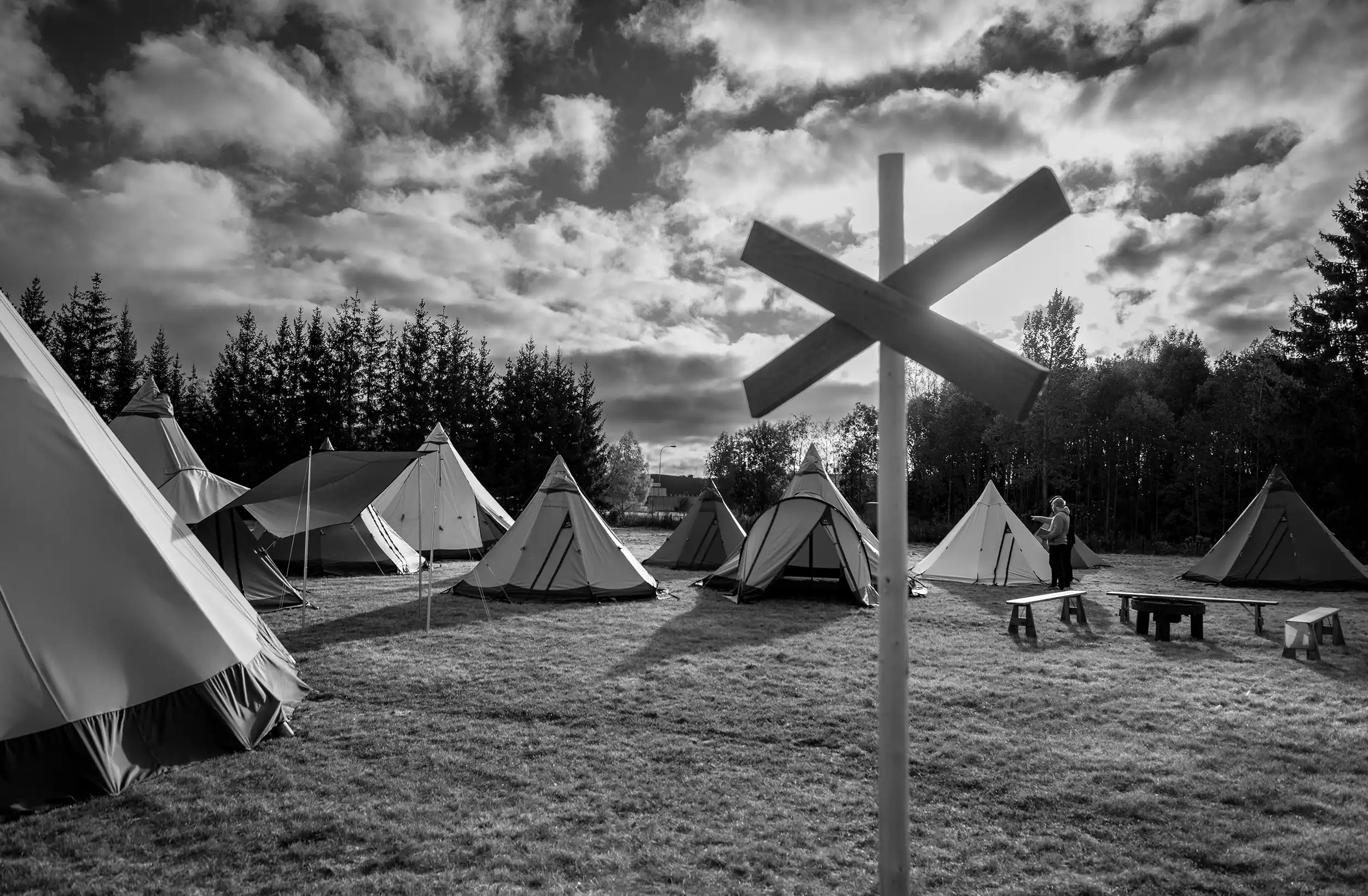 Tent show at Tentipi outlet