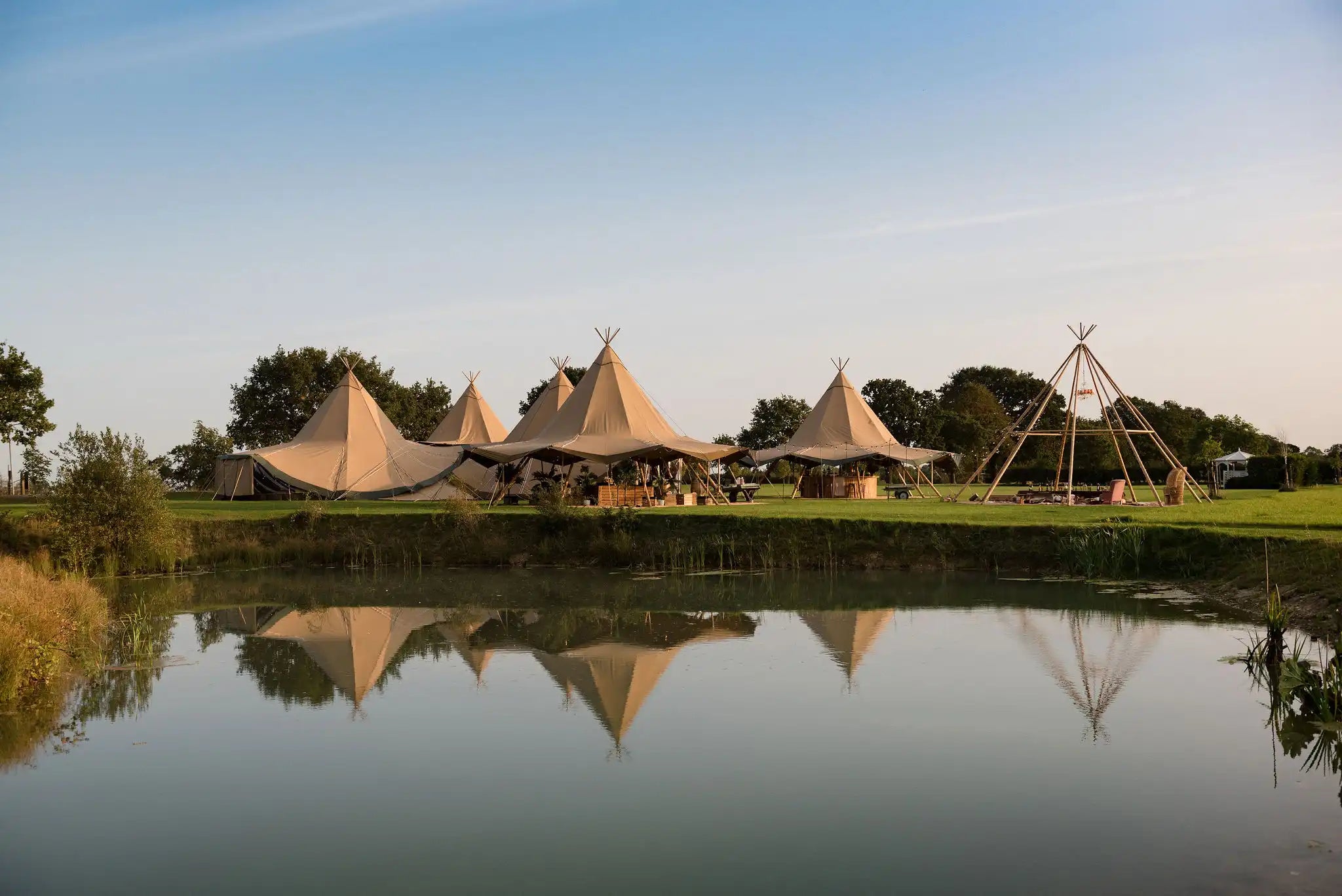 Large canvas event tents Nordic tipi from Tentipi