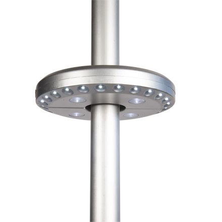 Central pole light disc