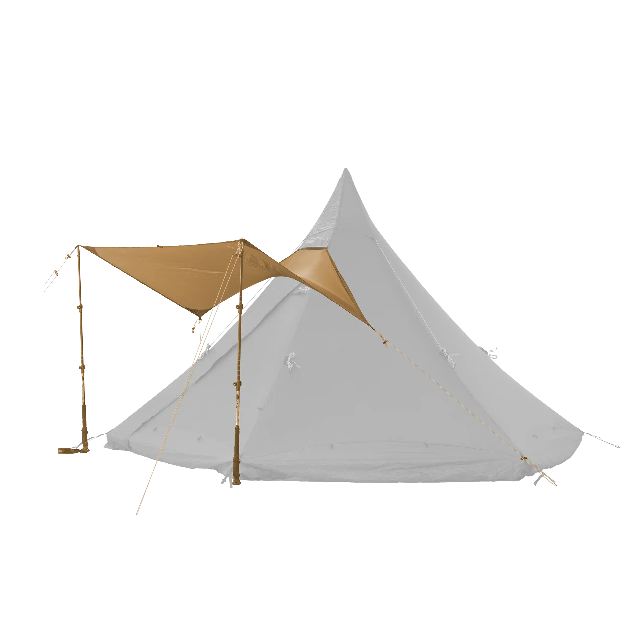 Tentipi small canopy tarp for lightweight tipi tents cotton