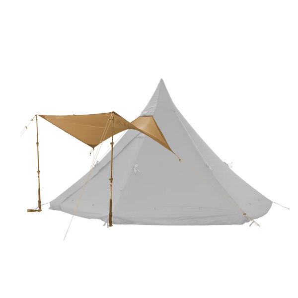 Tentipi small canopy tarp for lightweight tipi tents cotton