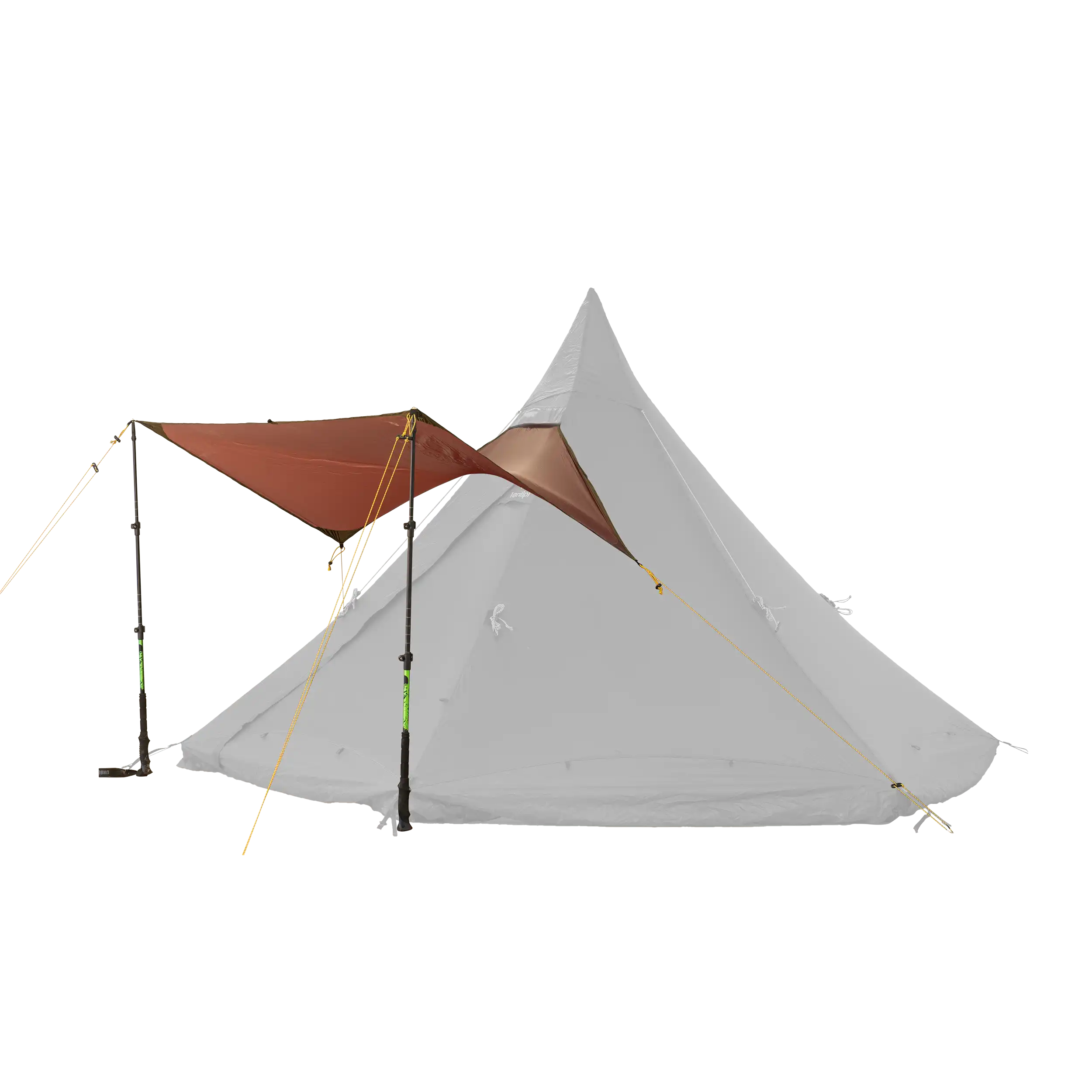 Tentipi canopy tarp for small lightweight tipi tents