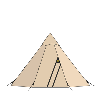 Onyx 5 cp Adventure camping cotton polyester canvas tent Nordic tipi from Tentipi