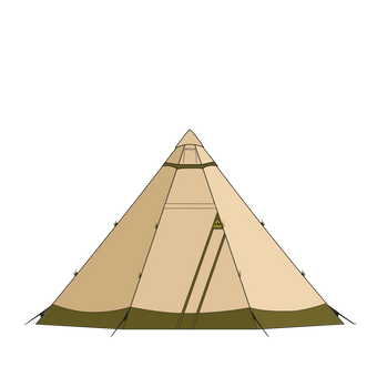 Safir 9 cp Adventure camping canvas tent Nordic tipi from Tentipi