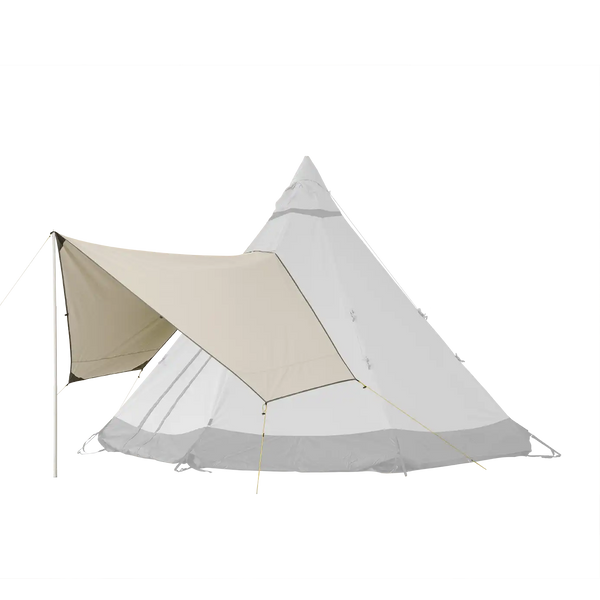 Tentipi canopy tarp for tipi tents eco cotton