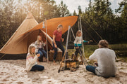 Family camping canvas tent Nordic tipi Safir 9 Tentipi