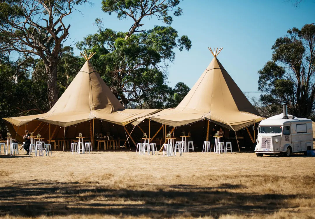 Large event tents from Tentipi by Peninsula tipi co