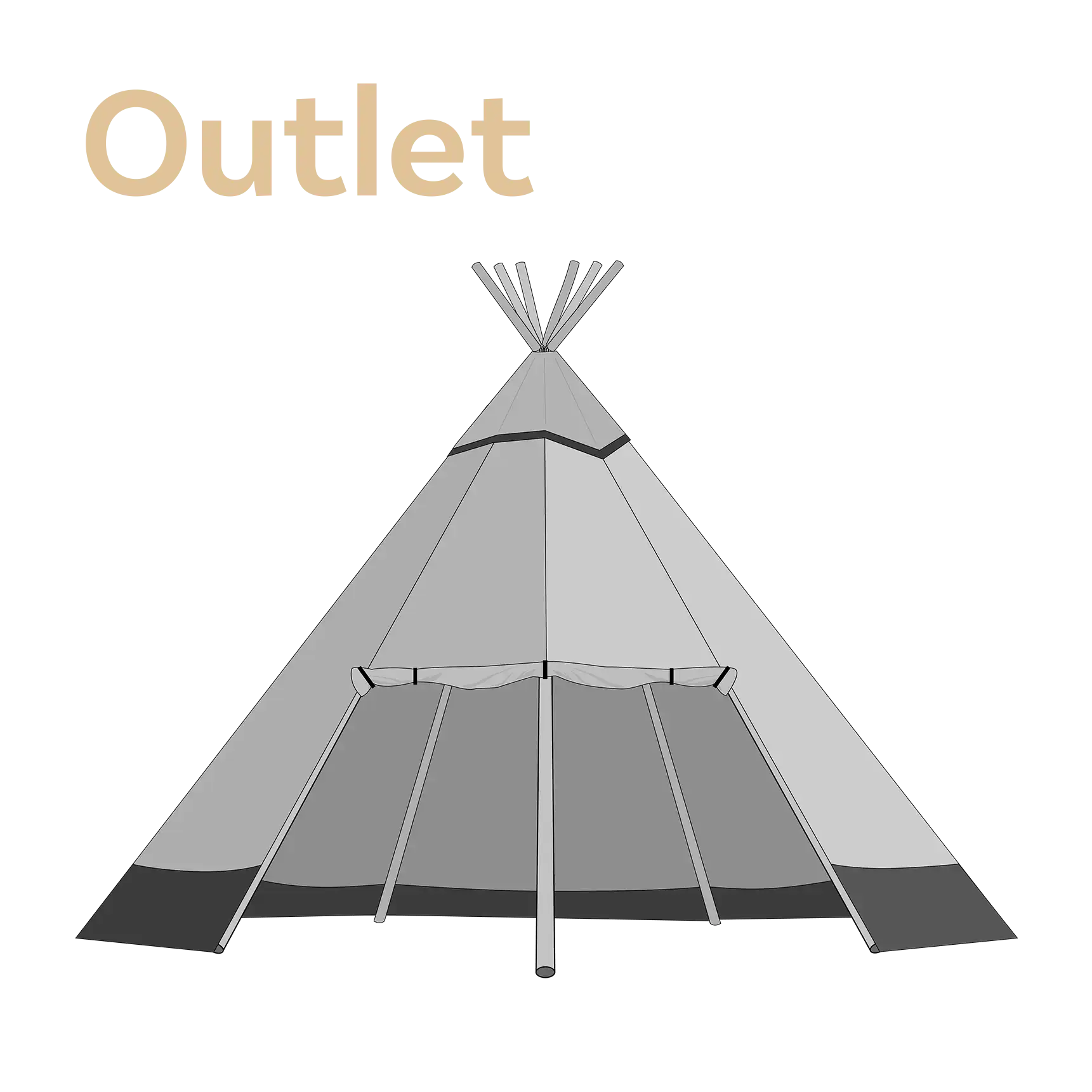 Illustration Cirrus 28 Base canvas event tent