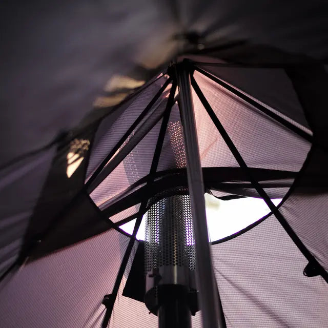 Smoke Opening Solution With Chimney Nordic tipi Onyx