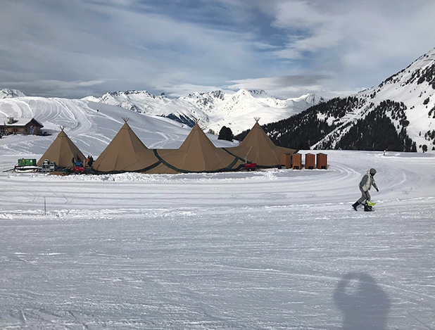 Event France skiing area 2018 Eventipi Tentipi