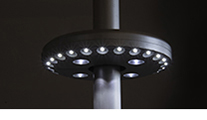 Central light disc mittstångslampa