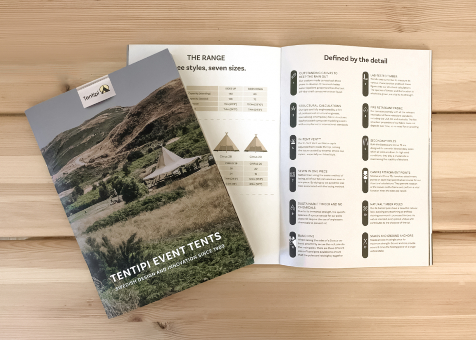 Tentipi ROI Event Tent Catalogue and Price list