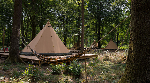 Skånes Djurpark and Camp Oak with tents from Tentipi Nordic tipis